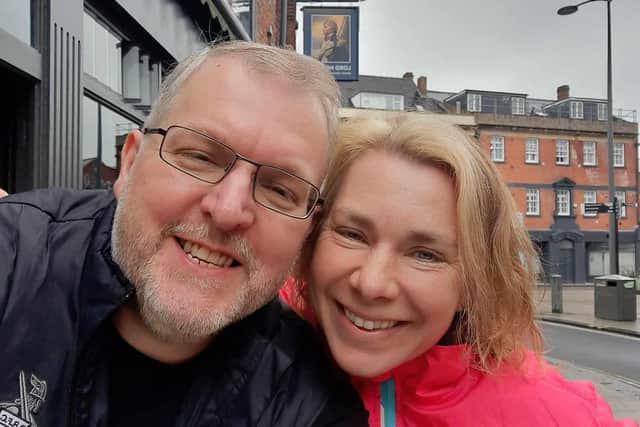Jenny stopped off in Doncaster where she met up with Free Press reporter and friend Darren Burke.