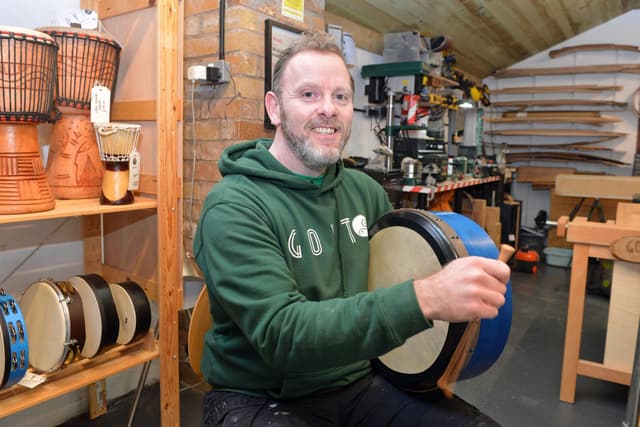 Drum making business expands to new workshop in New Mills