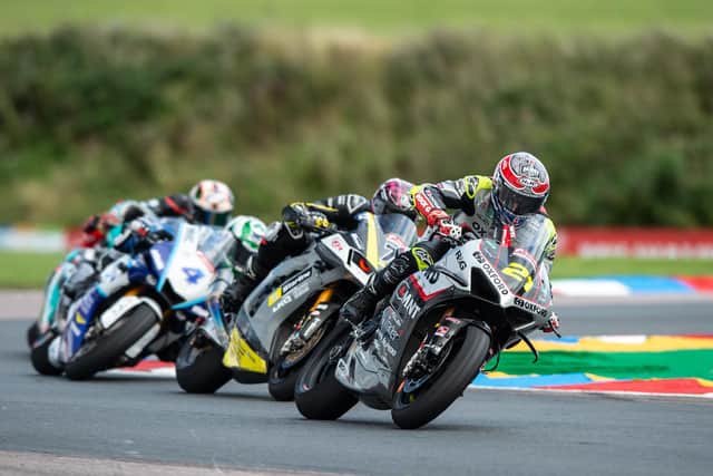 Christian Iddon at Thruxton - photo by Michael Hallam.