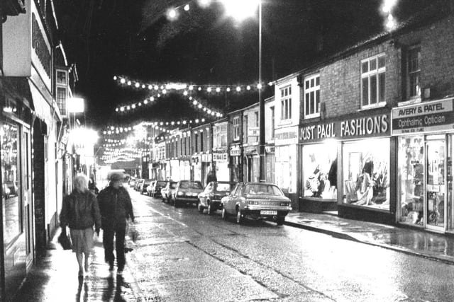 The Ripley Christmas lights on Oxford St in December 1986.