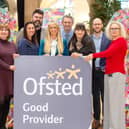 Buxton and Leek College celebrate maintaining 'good' standards at a recent Ofsted inspection. Photo submitted