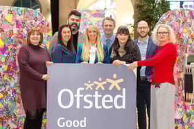 Buxton and Leek College celebrate maintaining 'good' standards at a recent Ofsted inspection. Photo submitted
