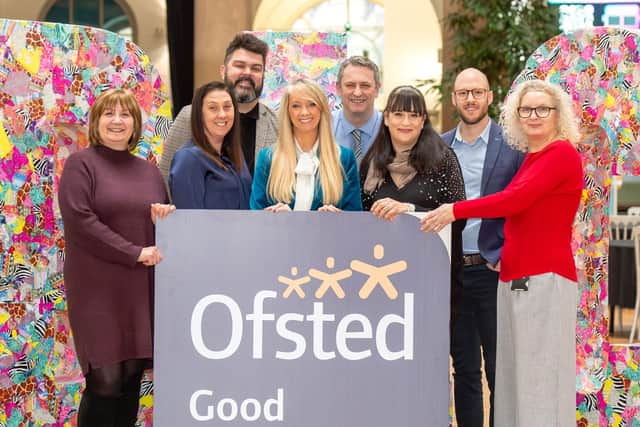 Buxton and Leek College celebrate maintaining 'good' standards at a recent Ofsted inspection. Photo submitted