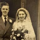 This wedding photograp of a Buxton couple from the 50s has been found in Orkney in Scotland now the new owner wants to reunite the family with their picture. Photo submitted