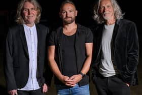 Wet Wet Wet members Graeme Duffin,  Kevin Simm, Graeme Clark, left to right, will perform at Buxton Opera House on February 5, 2023 (photo: Dougie Souness/No Half Measures Ltd)