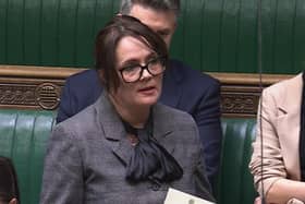 Linsey Farnsworth, Amber Valley MP in Parliament for the Derbyshire SEND debate.