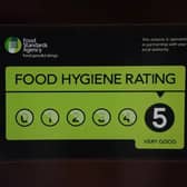 Hygiene ratings have been issued after inspections were carried out by health watchdogs.