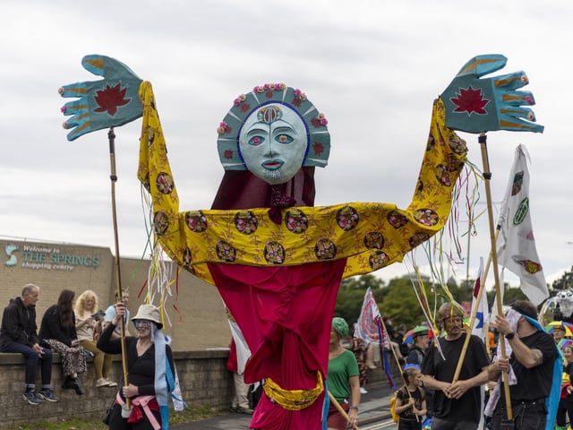 The Two Left Hands parade section