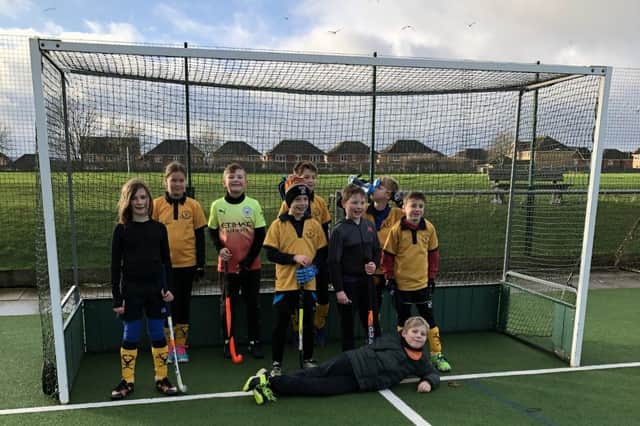 Juniors from Buxton Hockey Club