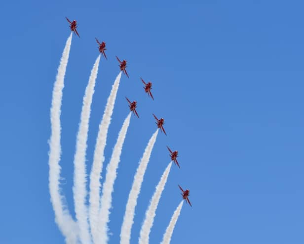 Red Arrows are set to fly over Derbyshire and the Peak District this week – and this is where you can catch a glimpse of the iconic jets