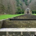 The Cascade is currently dry to prevent further deterioration to the stonework and mortar.