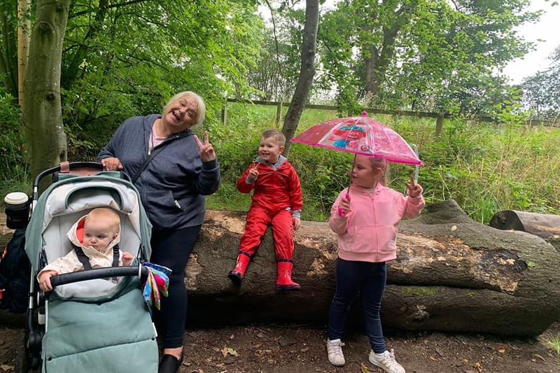 A day out with the grandchildren at Bolam Lake Country Park.