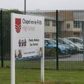 Chapel High School where there has been uproar and students sent into isolation for wearing shorts in hot weather. Pic Jason Chadwick