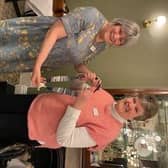 President Deborah Ward passes on the chain of Office to incoming President Elizabeth Blagbrough