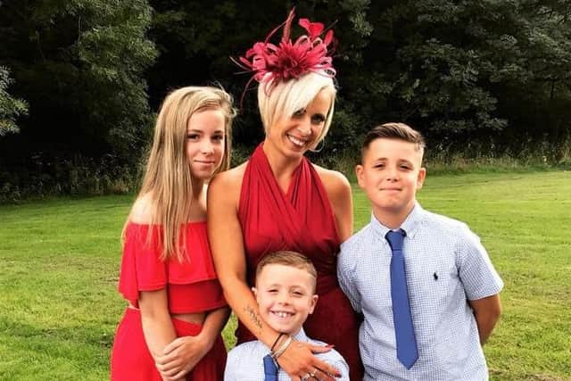 Carrie, who was 'loved by everyone' in the community, is pictured with her three children