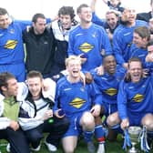 Buxton celebrate their title success in 2006.