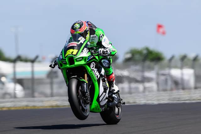 Christian Iddon in action at Donington Park last weekend. Photo by Michael Hallam.