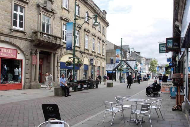 Spring Gardens in Buxton town centre. 