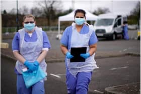 The Covid-19 infection rate in most parts of Derbyshire is below the England average