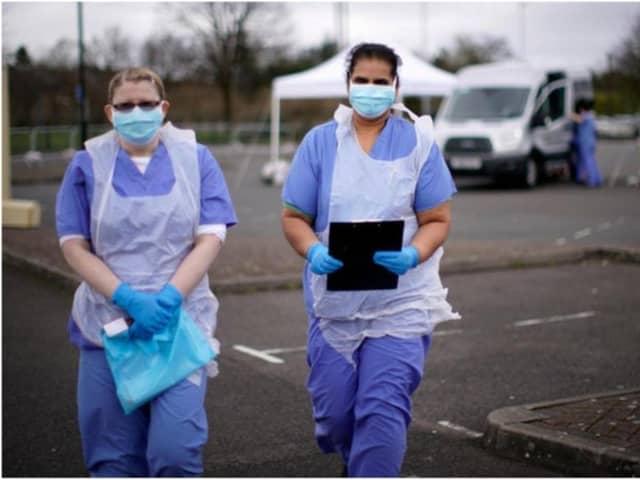 The Covid-19 infection rate in most parts of Derbyshire is below the England average