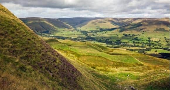 Rangers have undertaken litter-picking in hard to reach areas of the national park.