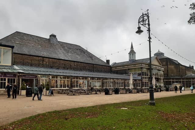 Pictured Is The Pavilion Gardens, At Buxton