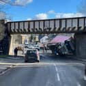 Fortunately, no one was hurt during the crash. 
Credit: Simon Dowd