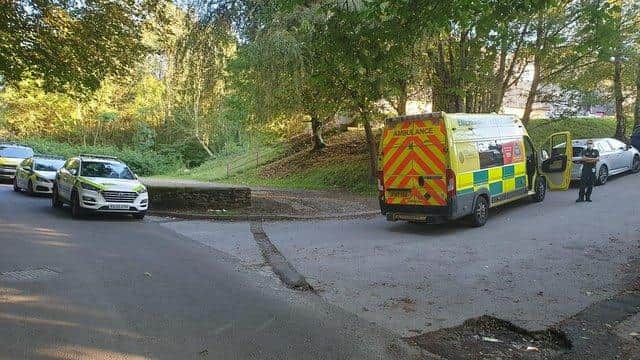 Buxton Police Safer Neighbourhood Team posted this photo from the scene