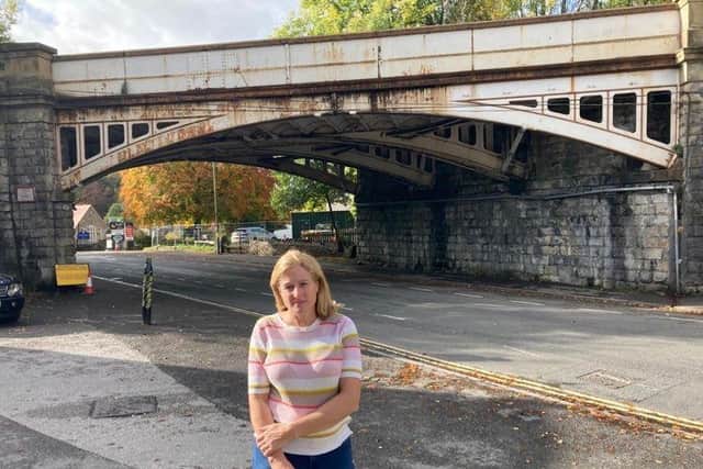 Derbyshire County Councillor for Whaley Bridge, Ruth George, is working with a land owner to try and find space for the Network Rail work cabins to go so the road does not have to be shut for 11 weeks.