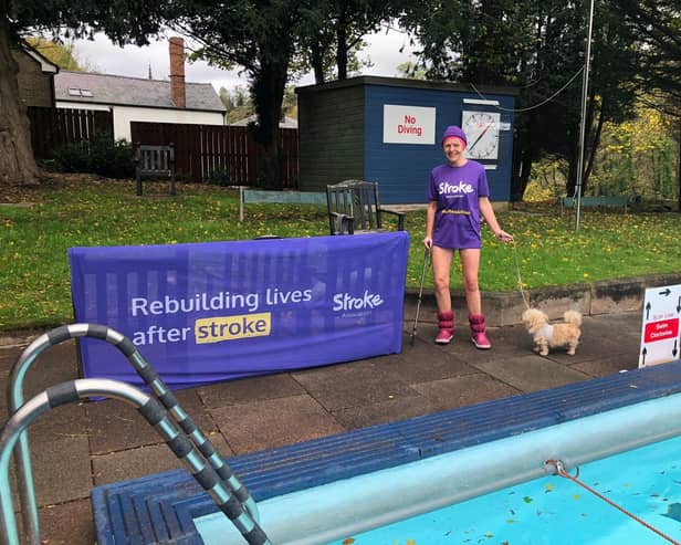 Amanda Dejongh has a stroke five years ago. She has since raised lots of money for the Stroke Association and is currently contesting a parking fien with Iceland in Buxton. Photo submitted