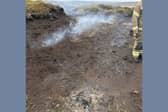 Crews from Glossop Fire Station attended a wildfire on Holme Moss in the Peak District on Thursday, May 8.