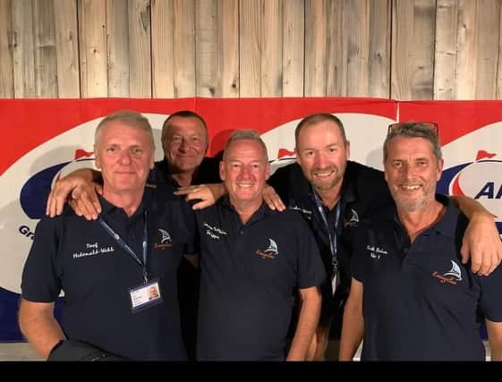 Ian McDonald-Webb, Craig Balderstone ,Skipper Simon McMahon, Graham Wood and Nick Boden