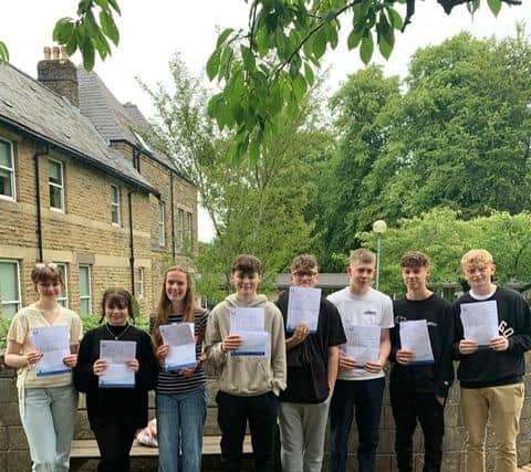 The 'drive and determination' of Buxton Community School GCSE students has been praised. Pic submitted