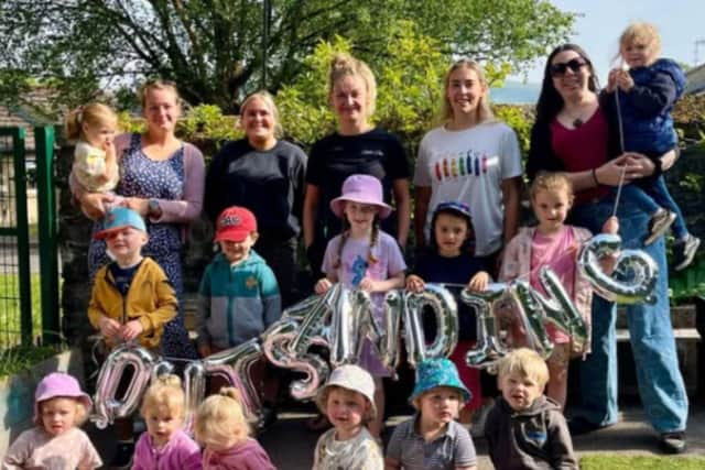 Pupils and staff at a Bradwell school are celebrating an 'outstanding' Ofsted report.