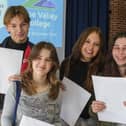 Friends together on GCSE results day at Hope Valley College. Photo submitted