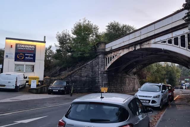 Network Rail has applied for listed building consent planning permission to tackle the broken railway bridge in Whaley Bridge. Pic submitted