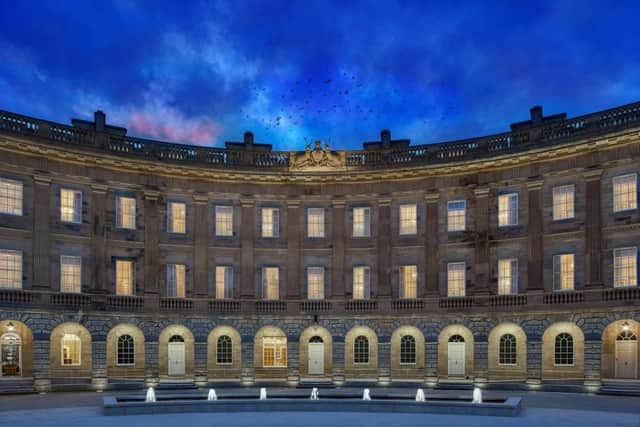 The Buxton Crescent reopened as a hotel in 2020 after a protracted and costly restoration project.