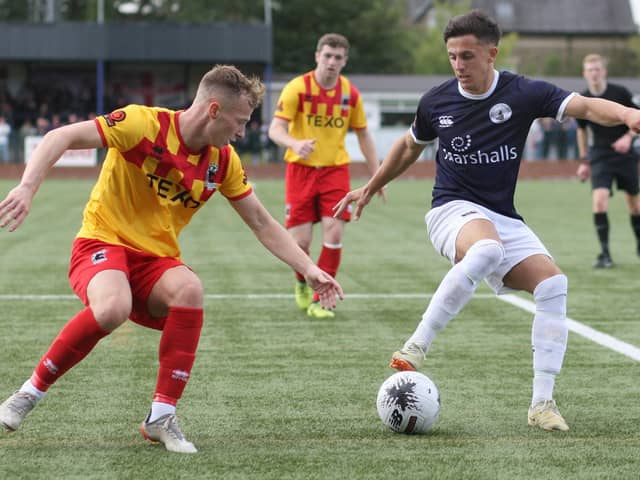 Sam Osborne was among those to go close for Buxton late on.