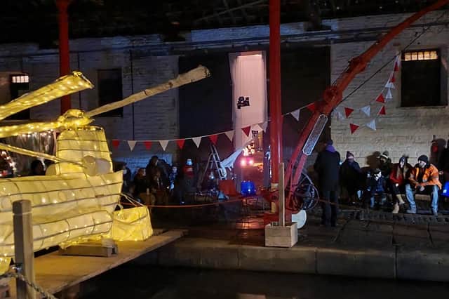 Winter Tales at the Transhipment Warehouse is returning this week. Picture from the 2020 event taken by Nev Clarke