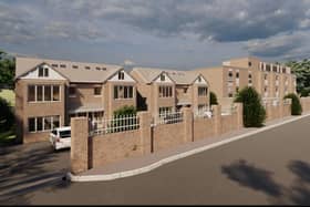 An Artist'S Impression Of The Goyt Valley Care Home Site Conversion At Jubilee Street, New Mills, Under A Scheme For 17 New Flats And Three New Houses. Courtesy Of High Peak Borough Council.