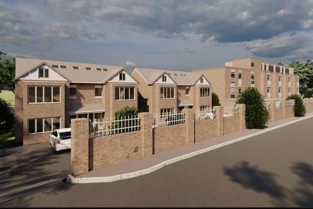 An Artist'S Impression Of The Goyt Valley Care Home Site Conversion At Jubilee Street, New Mills, Under A Scheme For 17 New Flats And Three New Houses. Courtesy Of High Peak Borough Council.