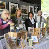 Whaley Wharf Weekend returns this weekend. Pictured at a previous event are  members of the Peak Vision arts group, Ingrid Katarina Karlsson, Julia Brownsword, Jan Hoyle and Margaret Steeden. Pic Jason Chadwick