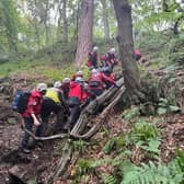 Air ambulance and Edale Mountain Rescue have been called to reports of a walker seriously injured following a fall in Peak District. (Credit: Edale Mountain Rescue)