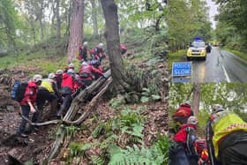 Air ambulance and Edale Mountain Rescue have been called to reports of a walker seriously injured following a fall in Peak District. (Credit: Edale Mountain Rescue)