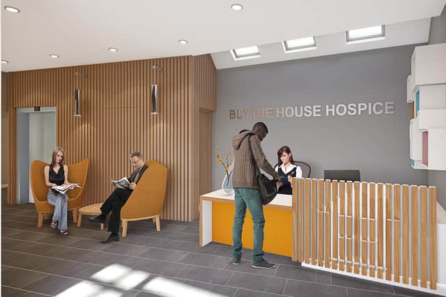 An artist's impression of the new reception