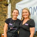Good Ofsted, Busy Bunnies Day Nursery. Tori Pearson, deputy manager and Zoe Cole, owner manager. Photo Brian Eyre