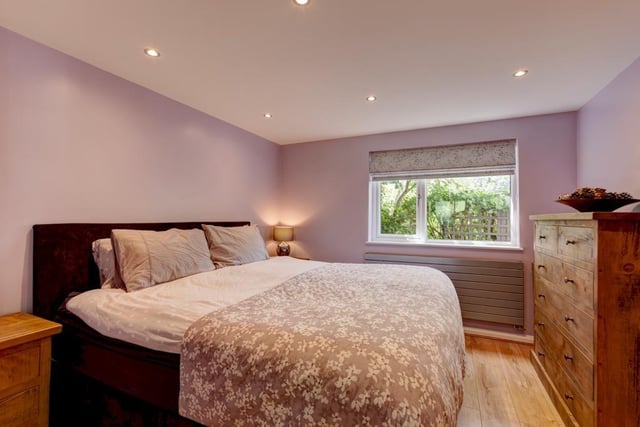 The rear-facing windows of the only bedroom in The Nook create a cosy and private feel.