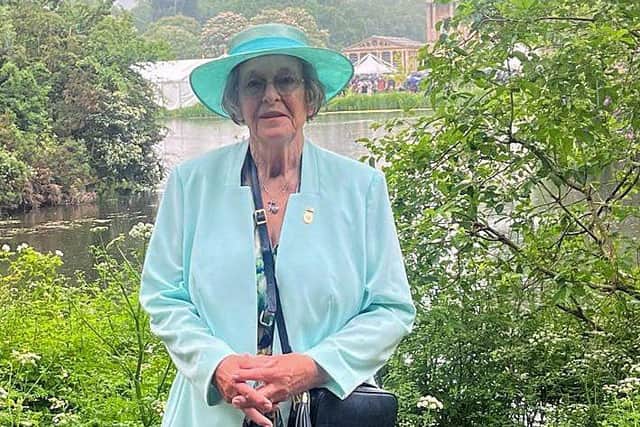 Pat Atkin at the Buckingham Palace Garden Party