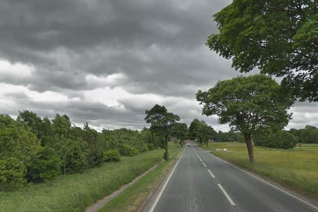 Emergency services were called after a driver came off the A6 at Fairfield, near Buxton (pic: Google)