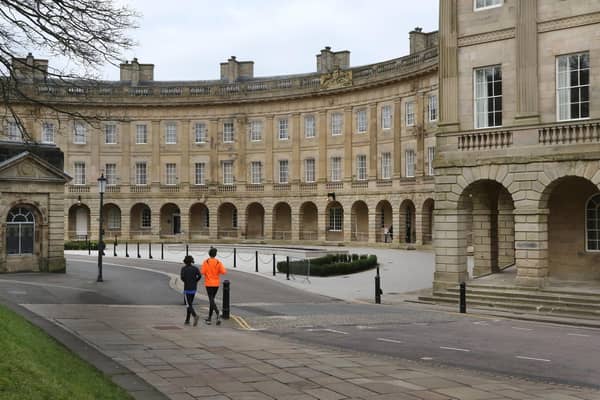 The award-winning Crescent Hotel in Buxton.
